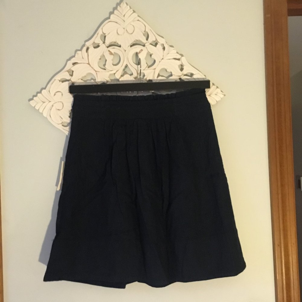 Blue Cotton Denim Skirt - Picture 2 of 5